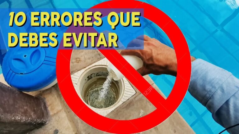 Cómo evitar problemas con la limpieza de tu piscina